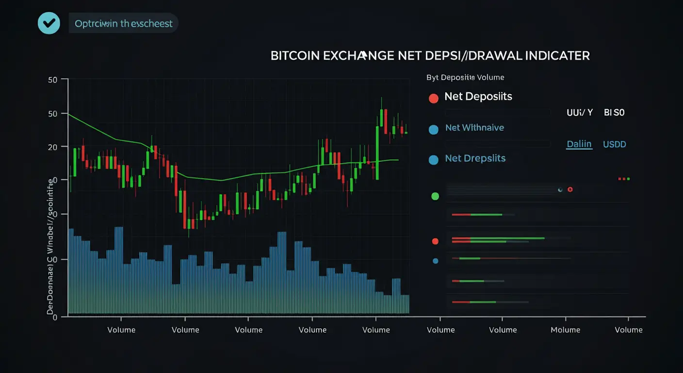비트코인 거래소 순입출금량 지표