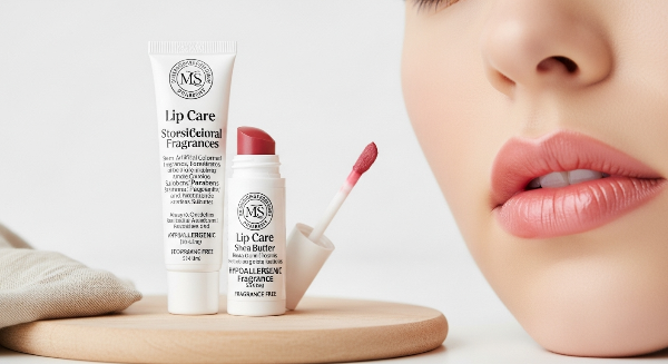 알레르기를 유발할 수 있는 립 제품은 피합니다.