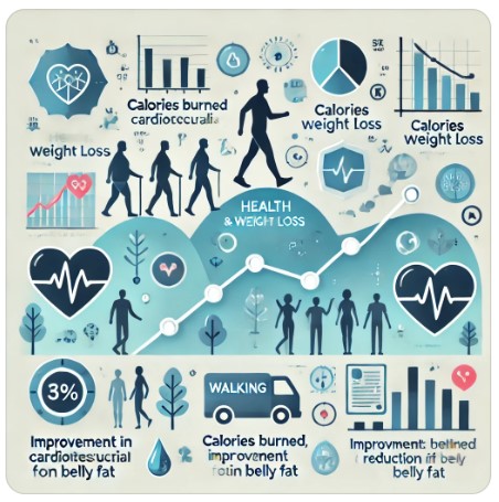 걷기 다이어트의 효과 분석한 이미지