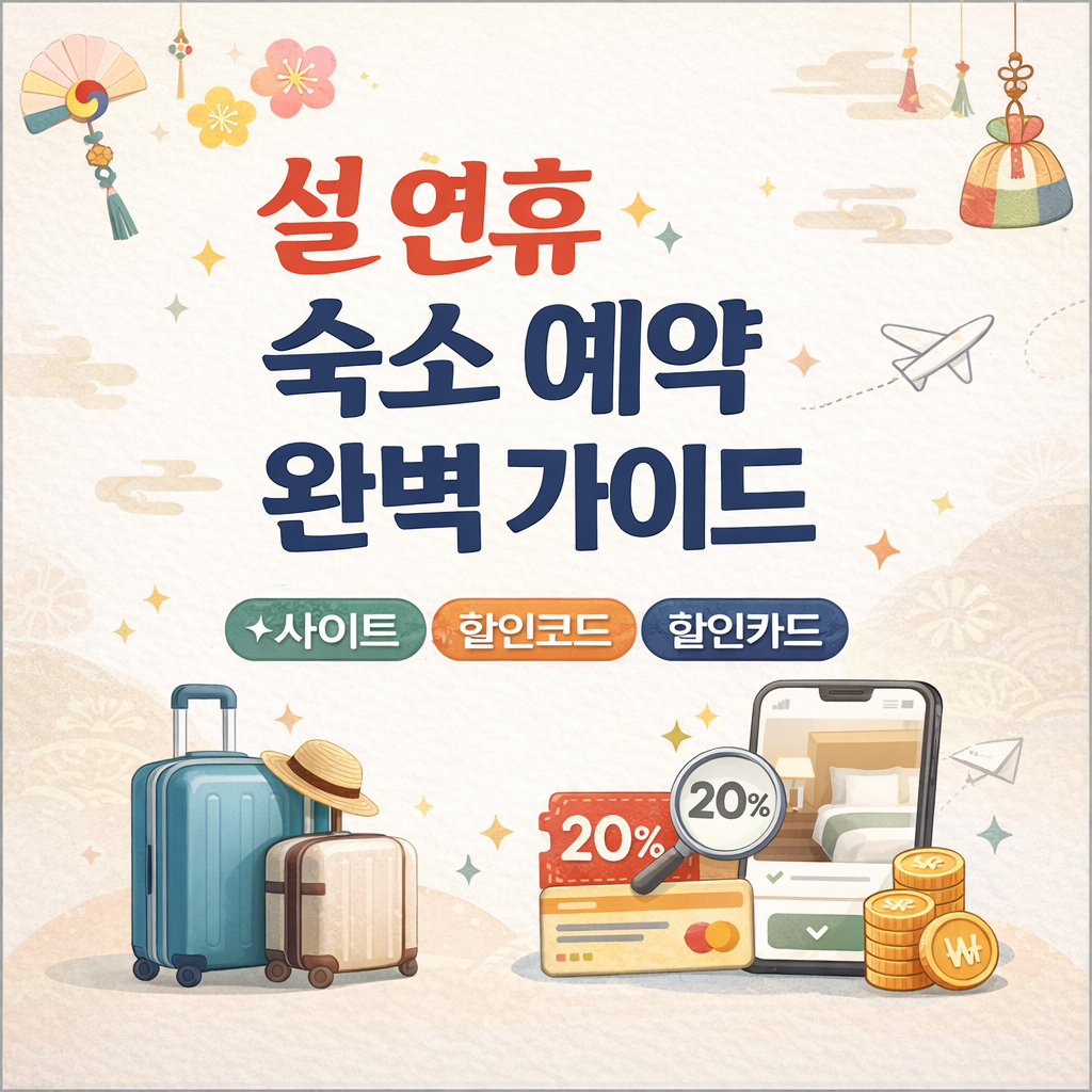 설 연휴 호텔 예약하러 가기