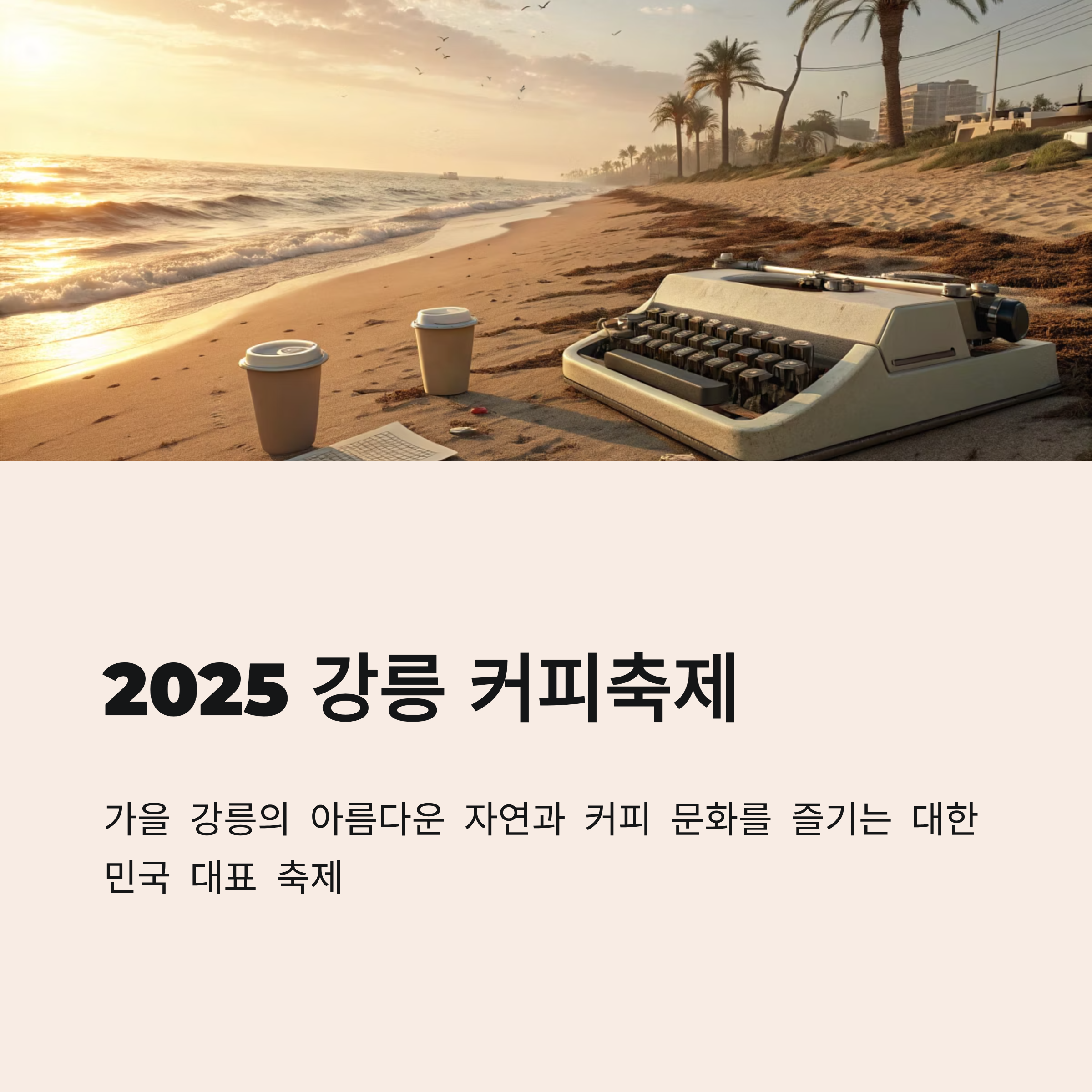 강릉 커피축제장소 완벽정리|2025 축제 일정·프로그램·교통 꿀팁 공개!