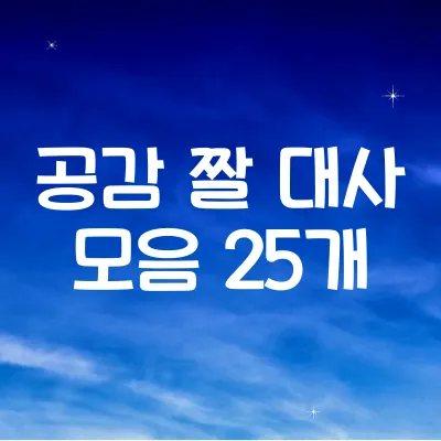 웃긴데 찔리는 말 모음