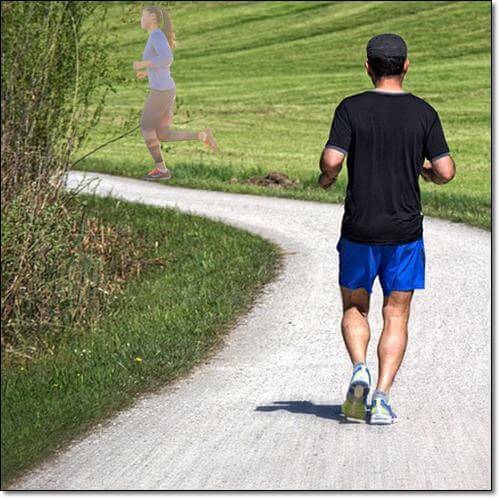 조깅하는 사람들