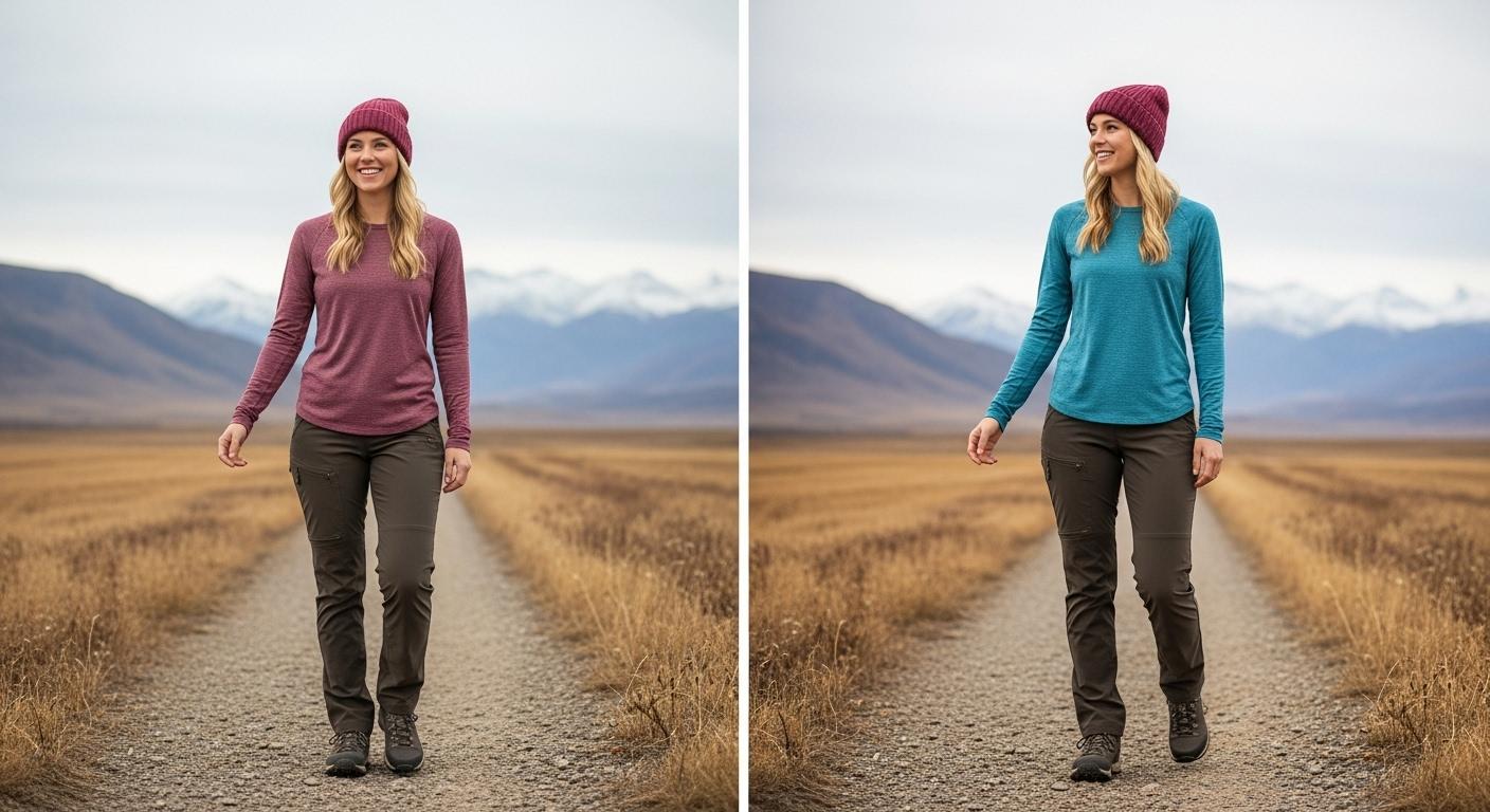 가을 등산 바지 여성