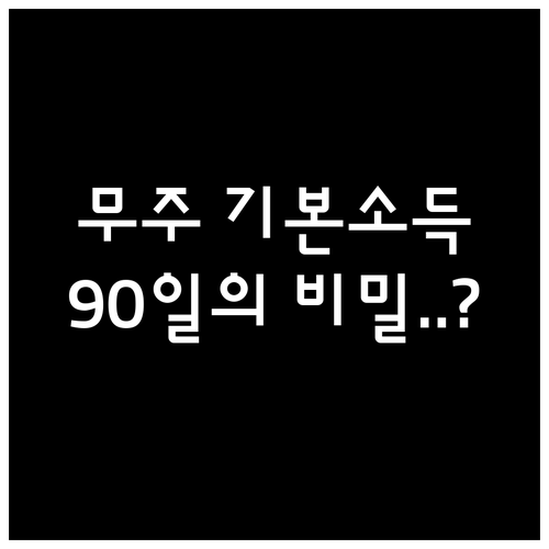 무주 전입자 기본소득 수령을 위한 9..