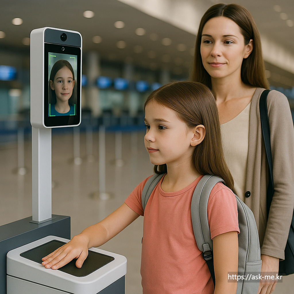 <초등학생 공항 이용하기 2편> 김포공항 국내선 초등학생 바이오 등록 가이드