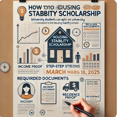 주거 안정 장학금 신청 방법