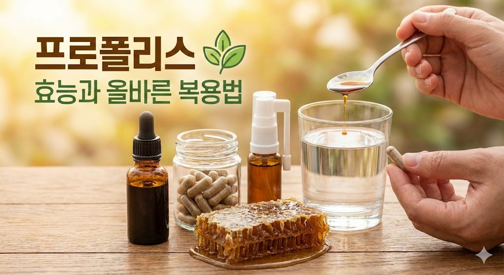 프로폴리스 복용법