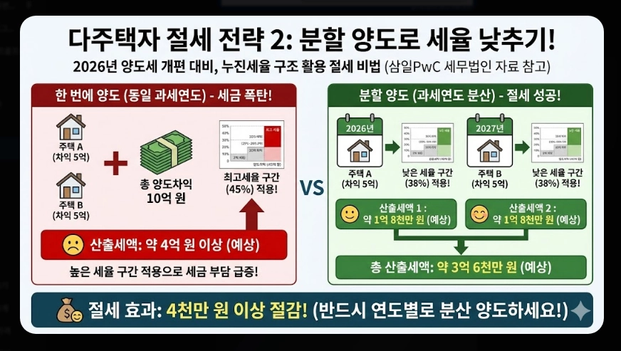 2026 부동산 양도세 개편안 [다주택자 세무 전략] 조정대상지역 중과 판단 및 절세 전략