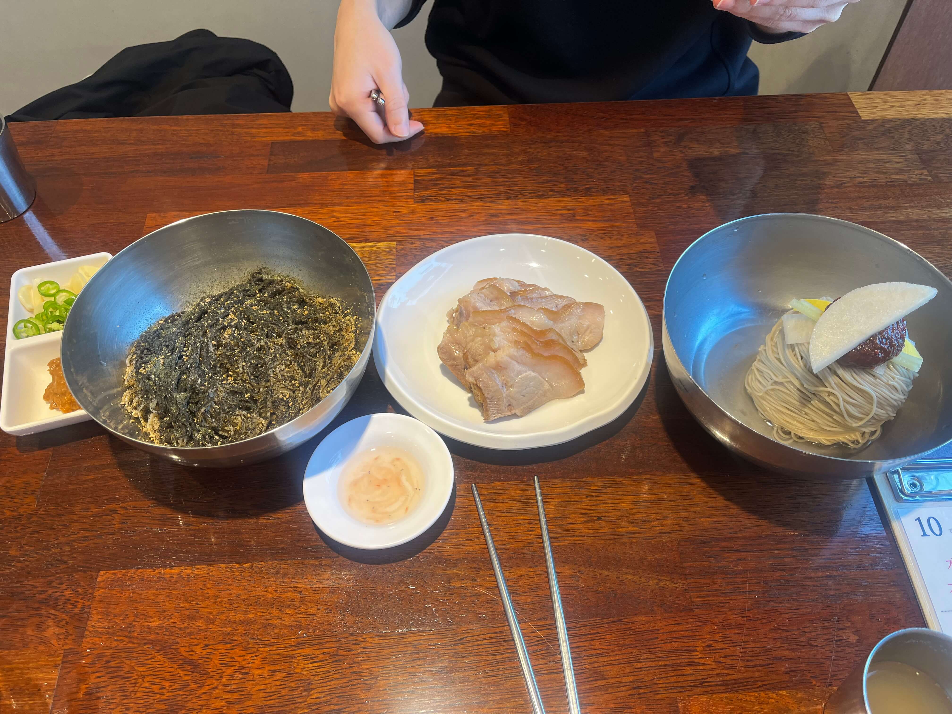 용인_수지_맛집_고기리막국수_전체음식_사진