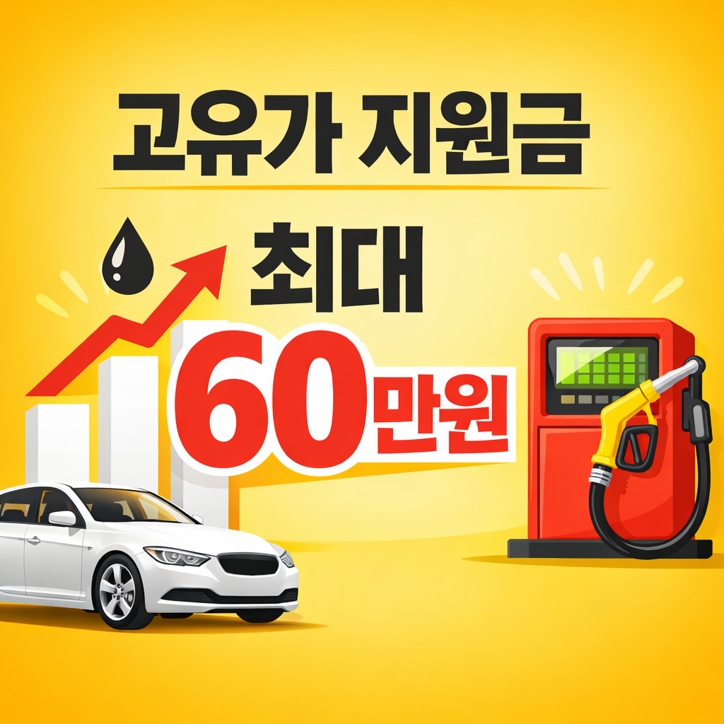 고유가 지원금 최대60만원 기준 정리