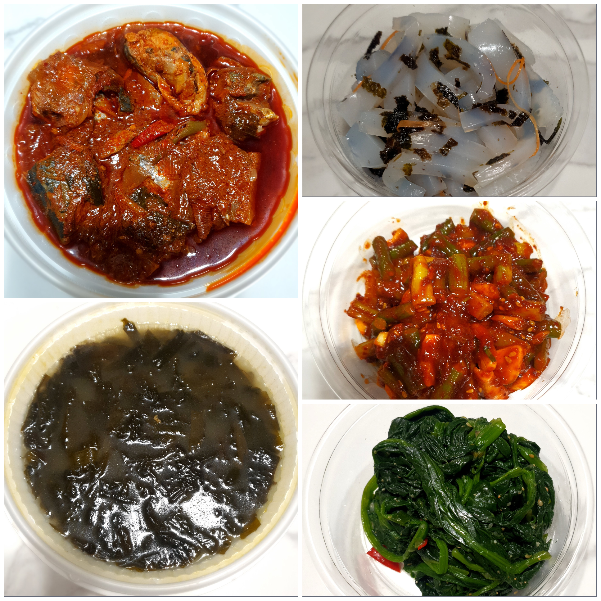 여러가지-반찬을-선물-받았어요.