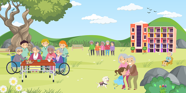 어르신 요양원 입소 사진