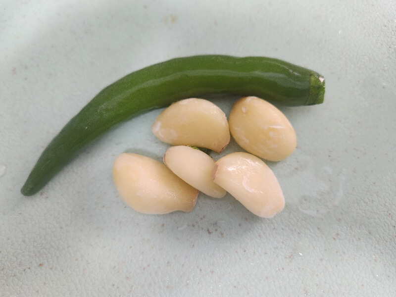 마늘&amp;#44;고추 준비