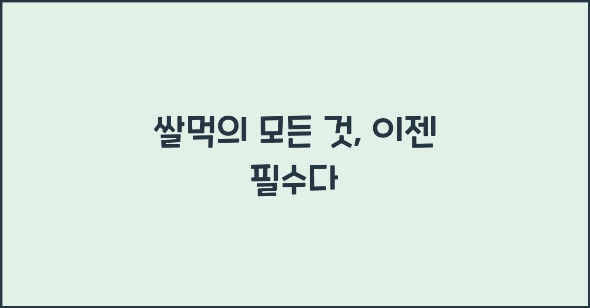 쌀먹