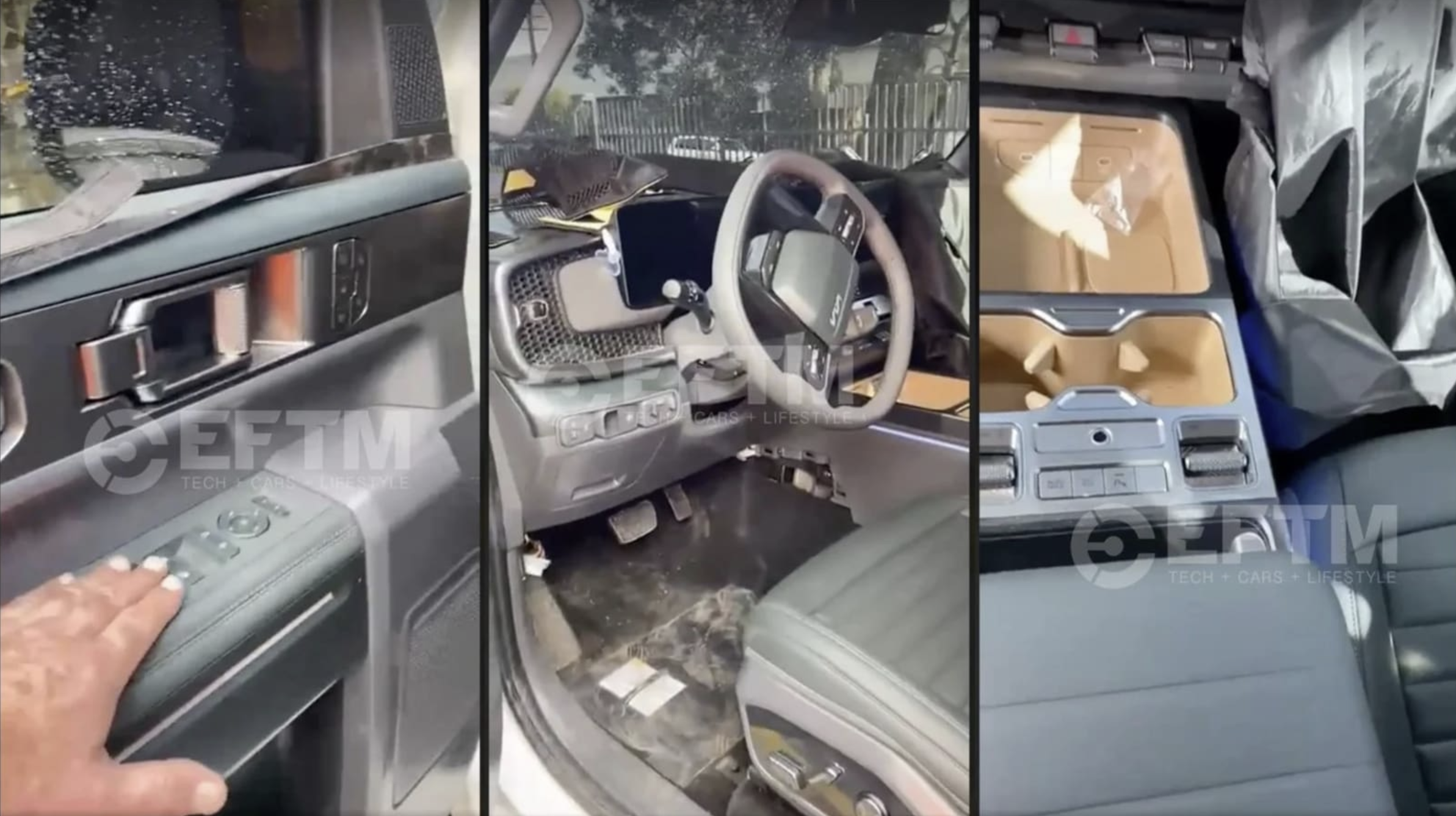 기아 픽업트럭 타스만 테스트카 유출샷