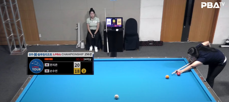 한지은 VS 손수민 PPQ라운드 경기 결과 (프로당구 2023-24시즌 개막전) 5