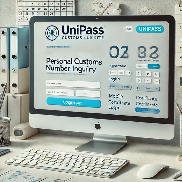 개인통관번호 조회 5초 확인