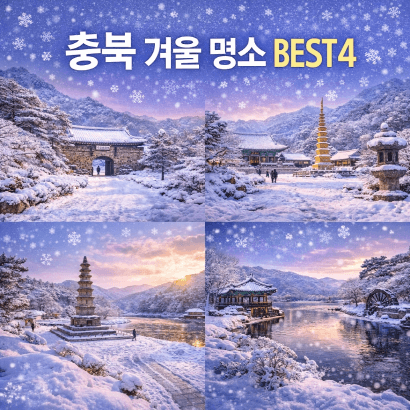 충북 겨울 명소 추천, 사찰·유적 산책 여행 BEST 4