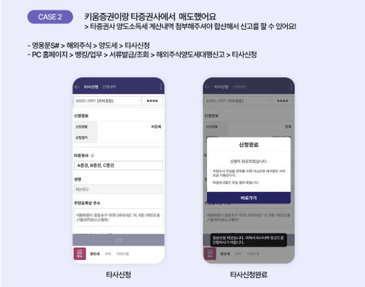 키움증권 미국주식 양도소득세 조회 양도세 대행 서비스 신청 방법 거래내역 다운방법 총정리
