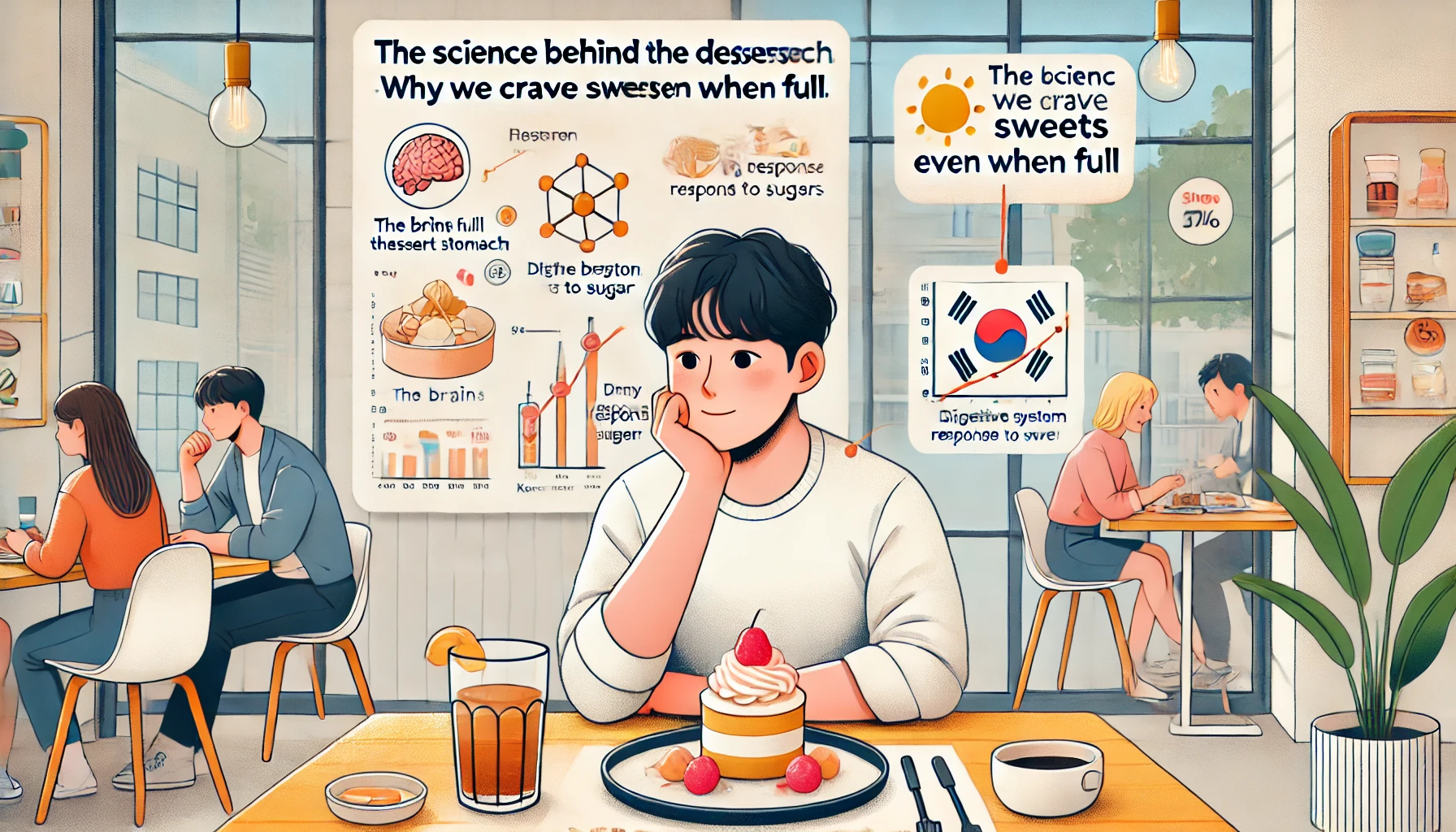 왜 배불러도 디저트가 당길까? '디저트 배'의 과학적 비밀