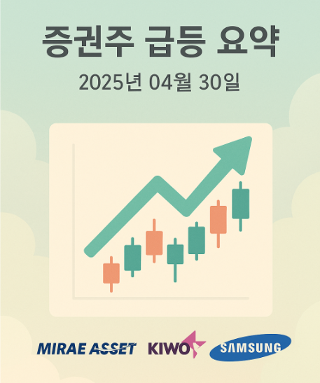 증권주 급등&hellip;거래대금 반등 + 실적 기대감 겹쳤다