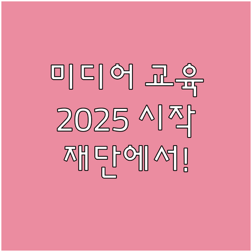 2025년 미디어 교육, 시청자미디어..