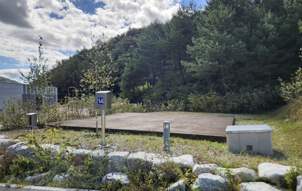 거창산림레포츠파크 숙소 전경