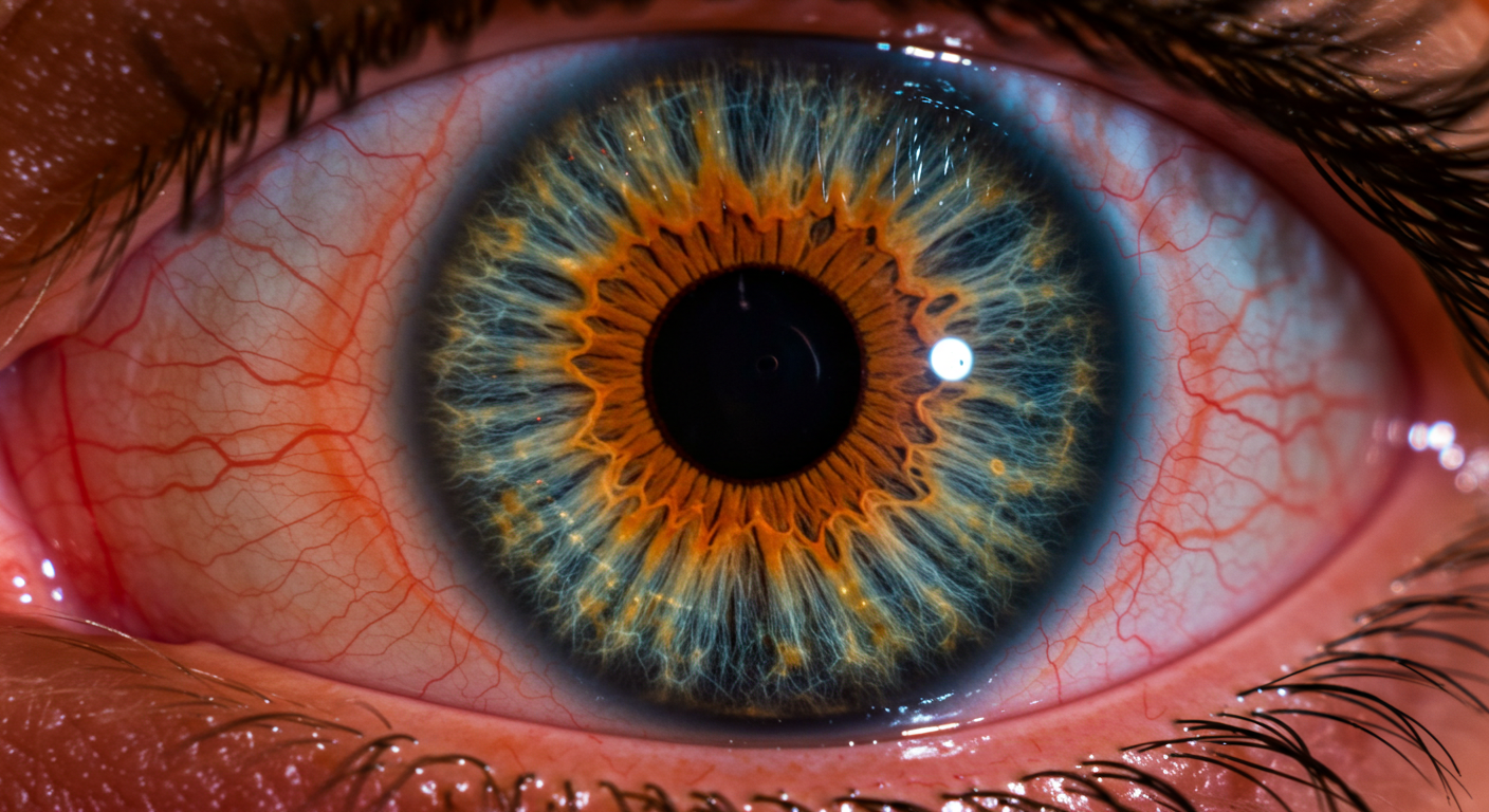 비문증의 원인 및 현상에 대한 예시 사진1