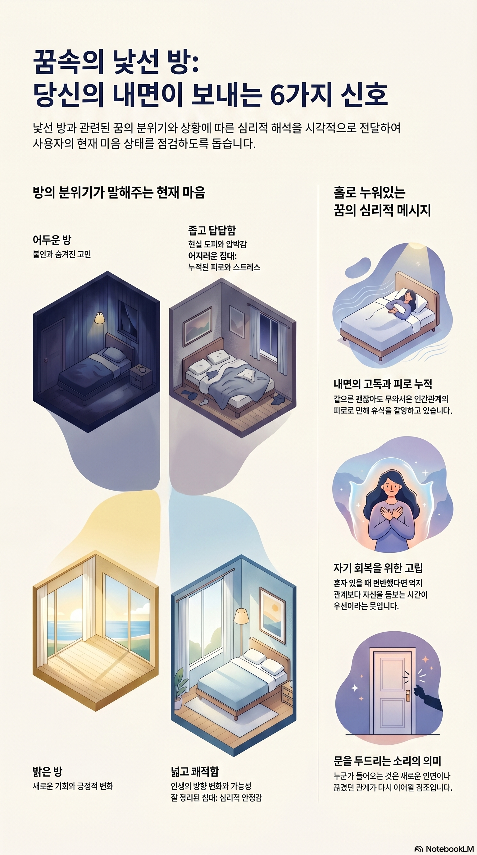 낯선 방에 누워있는 꿈