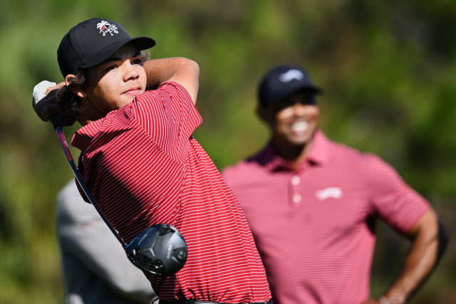 우즈 아들 찰리, 골프 대회 우승 AJGA 세계 랭킹 14위