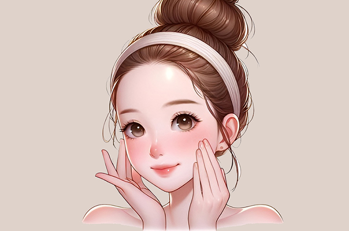 피부가-건강한-여성