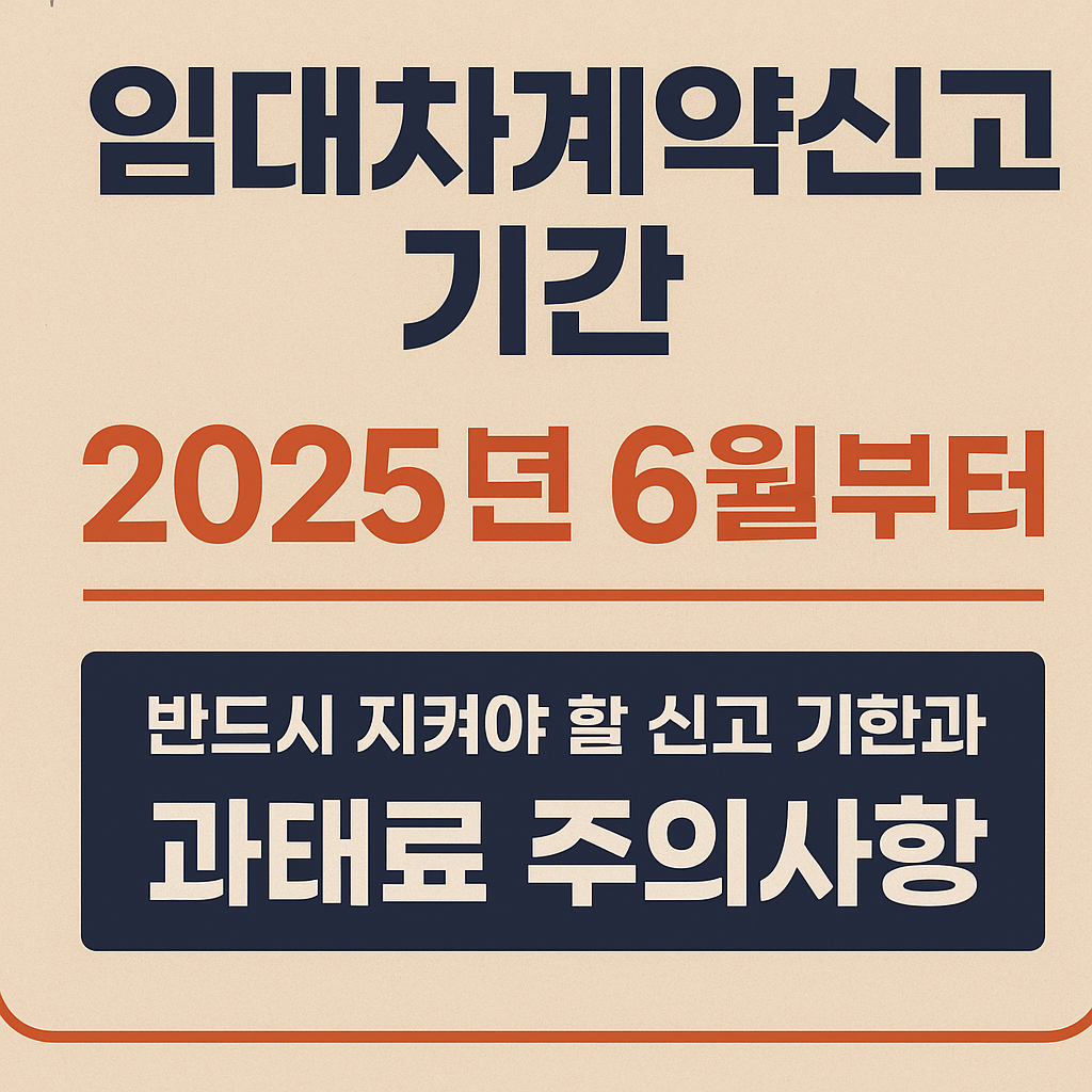 임대차 계약 신고 기간