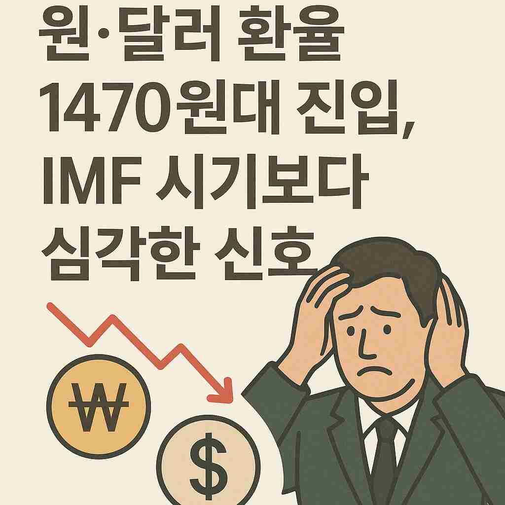 원·달러 환율 1470원대 진입, IMF 시기보다 심각한 신호 썸네일