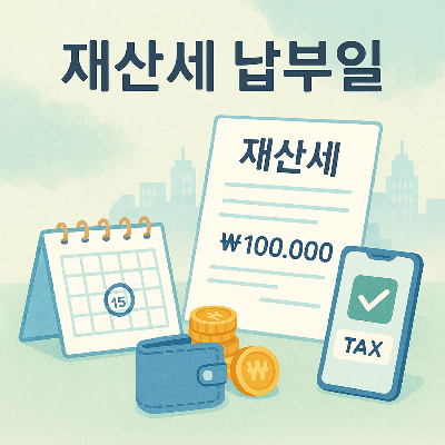 재산세 납부일 과세표준액까지 꼭 확인하세요