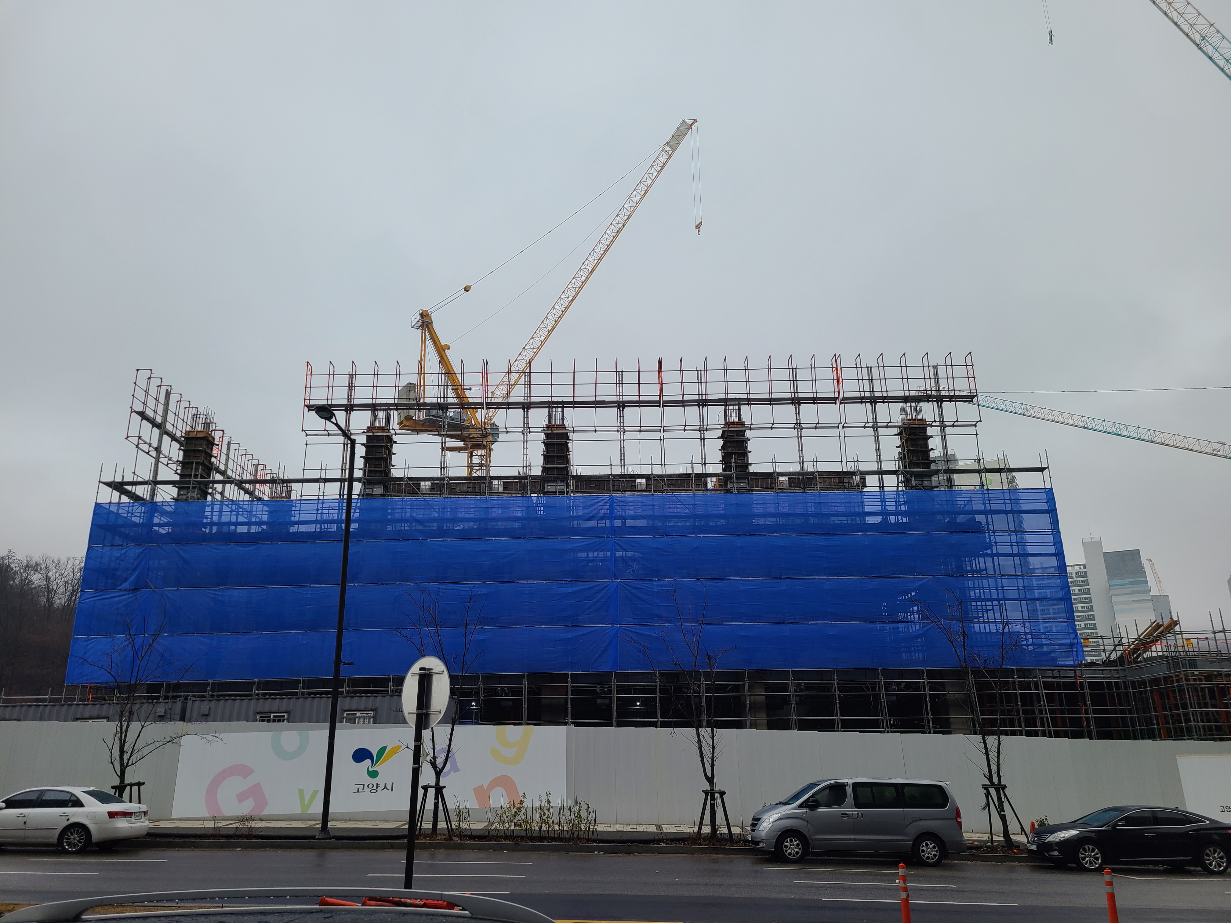 현대 테라타워 DMC 공사현장1