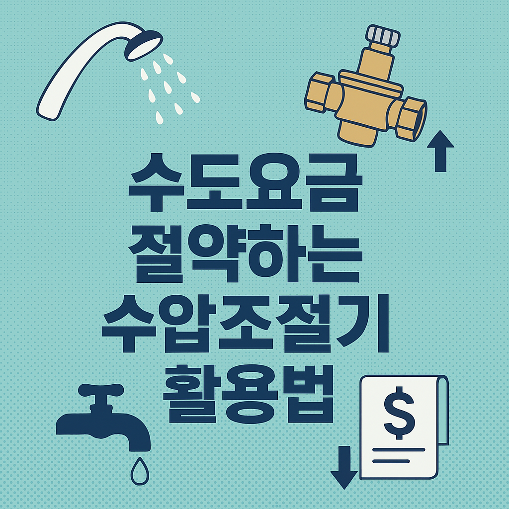 작은 장치, 큰 절약 – 수압조절기로 시작하는 생활 속 물 절약