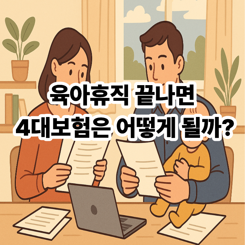 육아휴직후 4대보험은