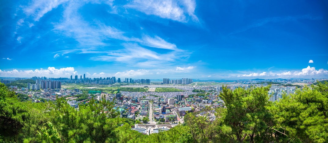 파노라마 뷰로 담았습니다.