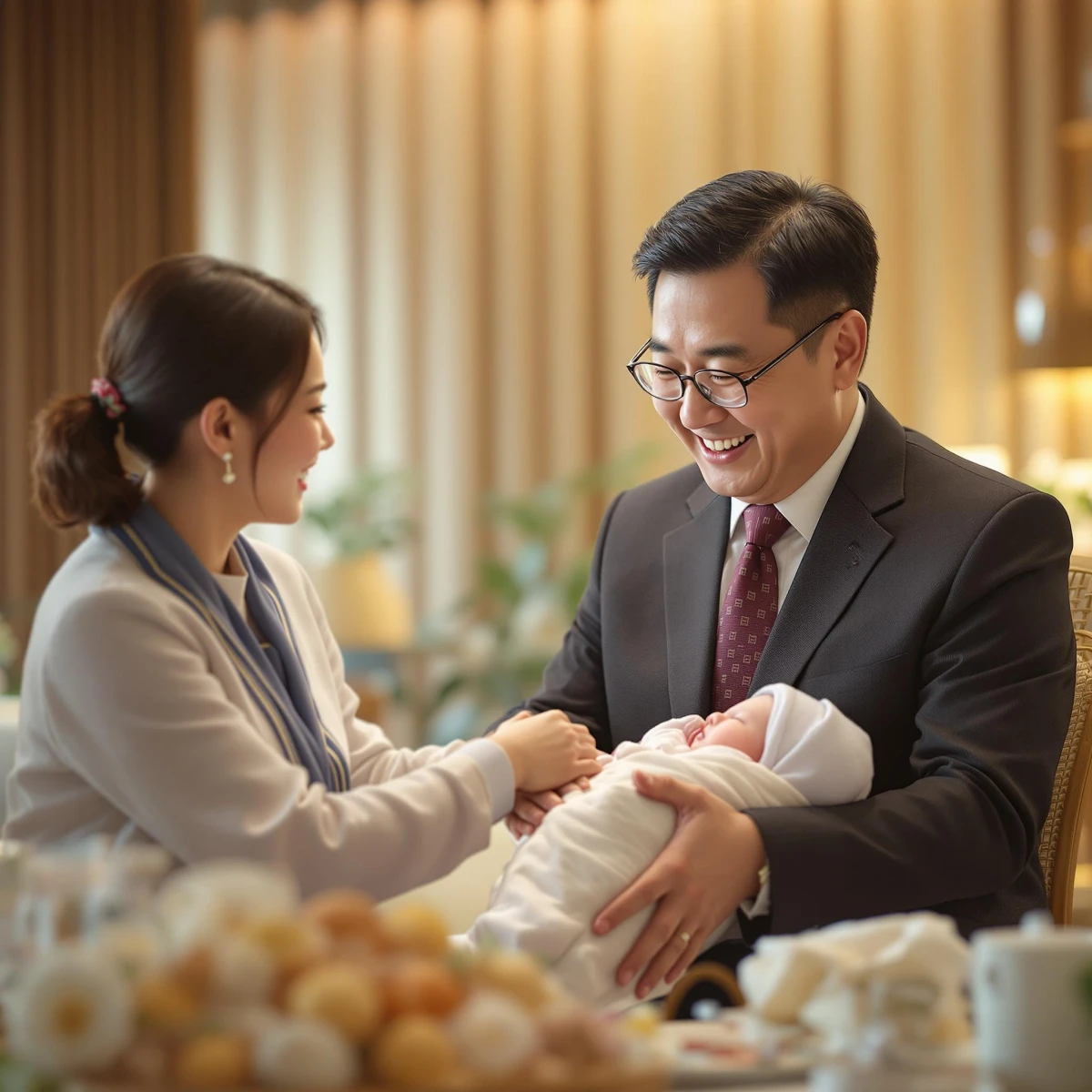 대기업 출산 축하