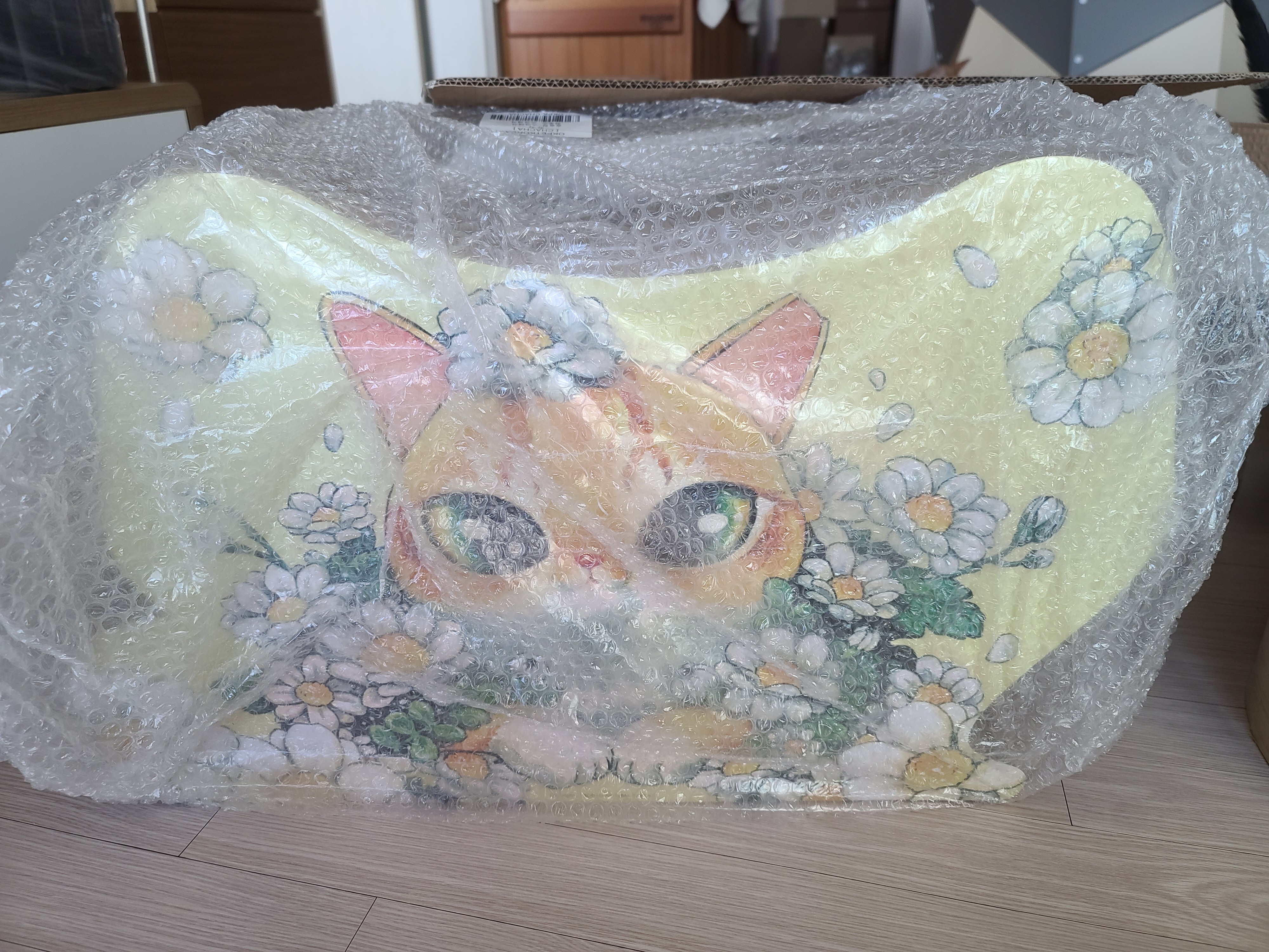 고양이들의 차차스크래쳐를 교체했다.