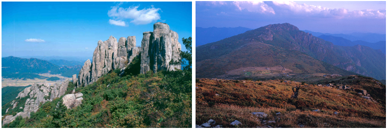 천관산 과 재약산 소개 사진