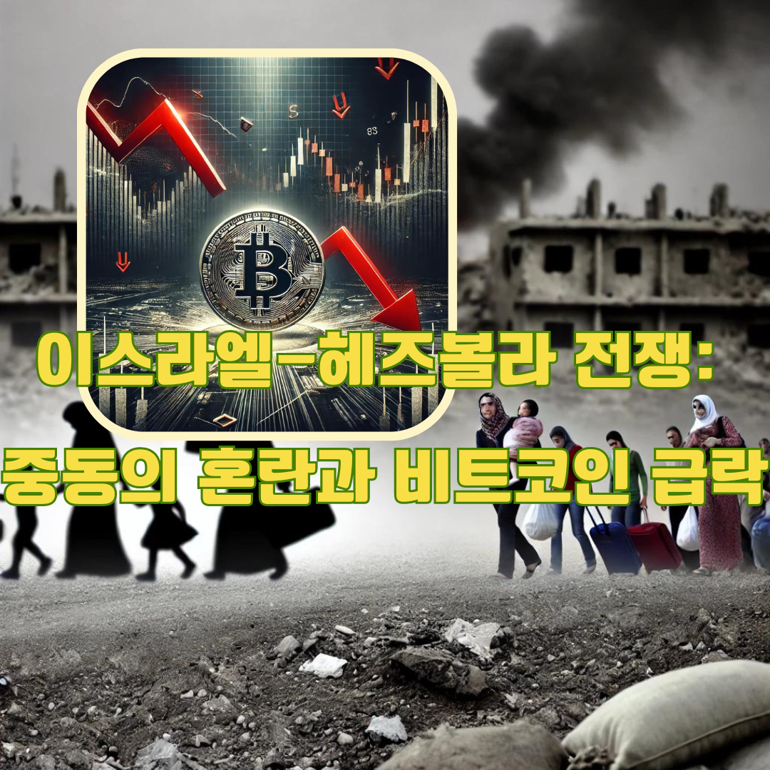 이스라엘-헤즈볼라 갈등과 비트코인 급락: 중동 전쟁이 암호화폐 시장에 미친 영향