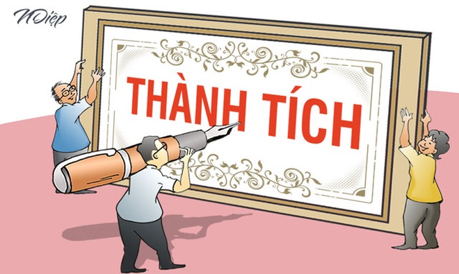 없는 성적도 만드는 행태에 대한 만평