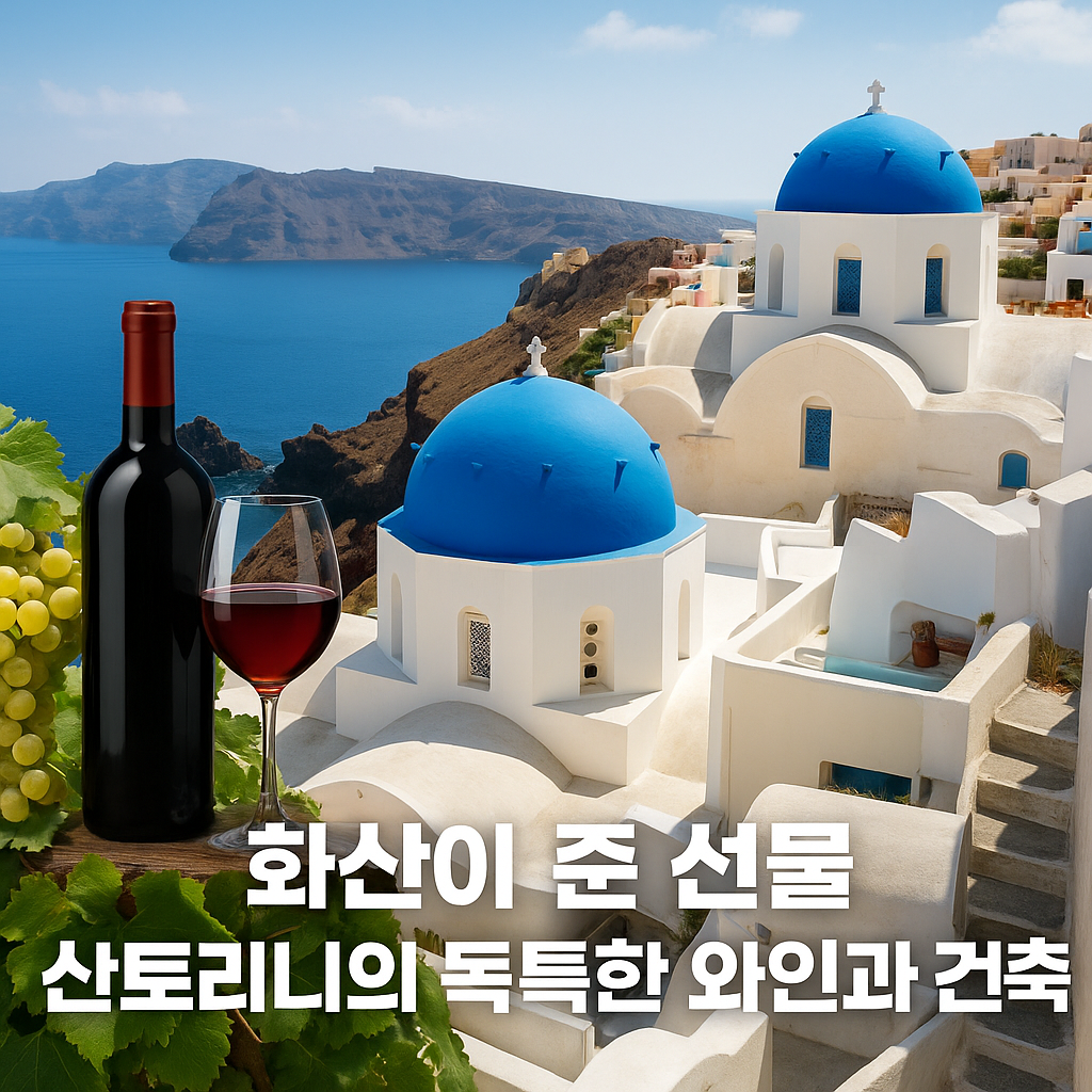 화산이 준 선물: 산토리니의 독특한 와인과 건축