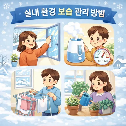 실내 환경 보습 관리 방법 썸네일