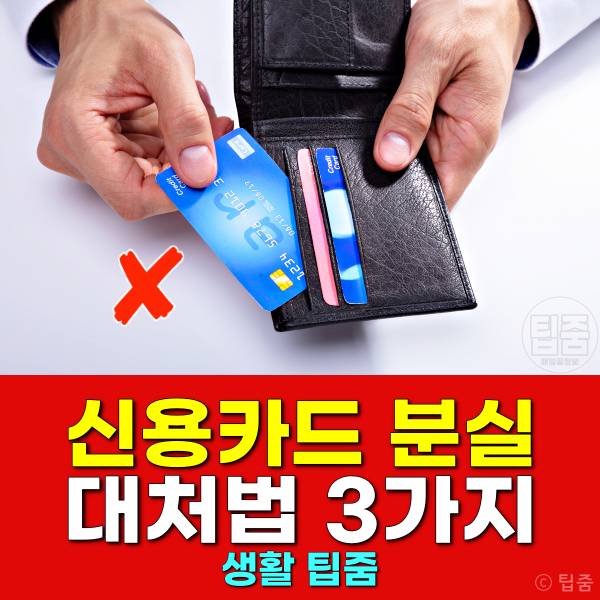 신용카드 분실 재발급 대처법