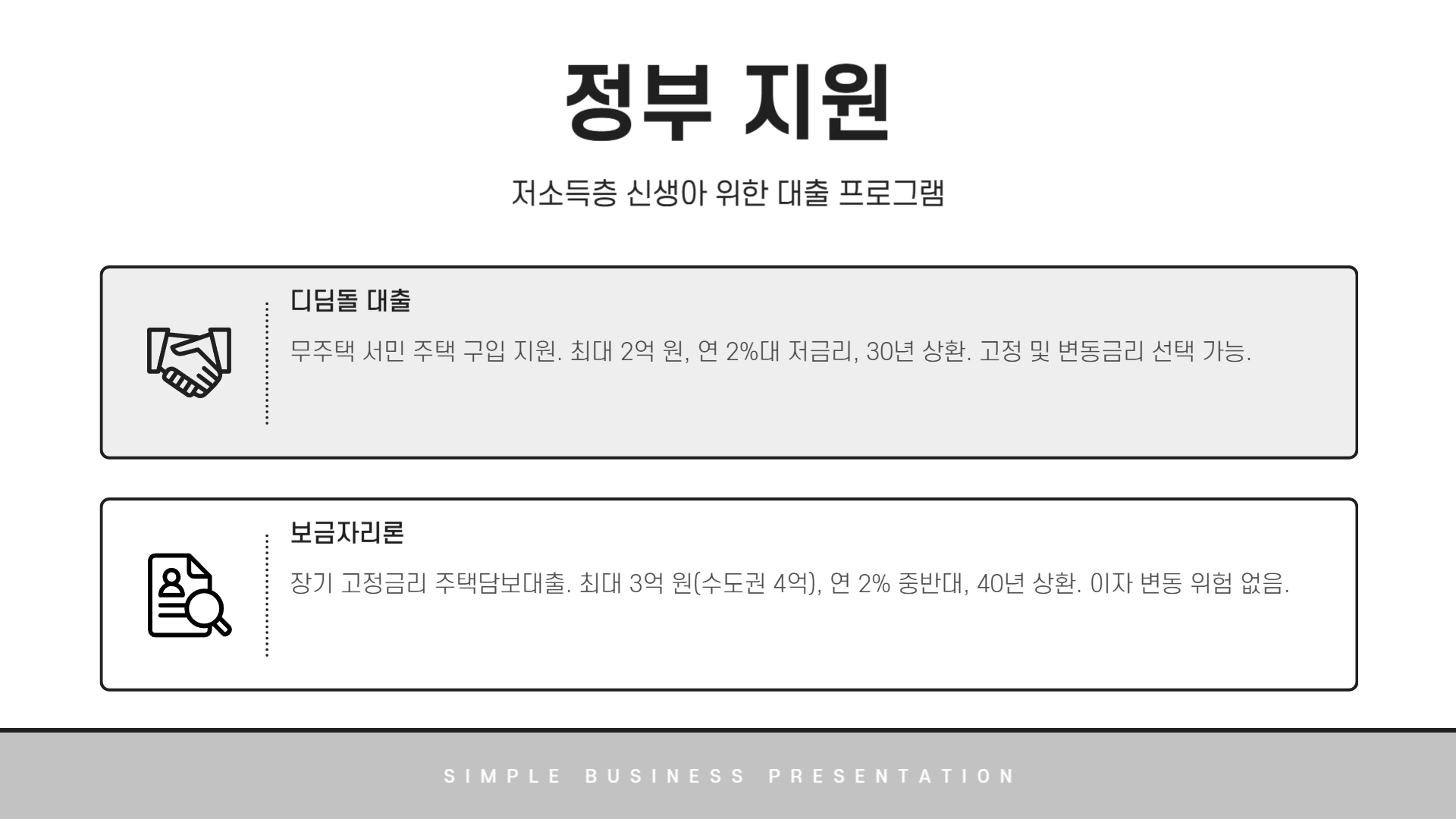 저소득층 신생아 대출_정부 지원 대출