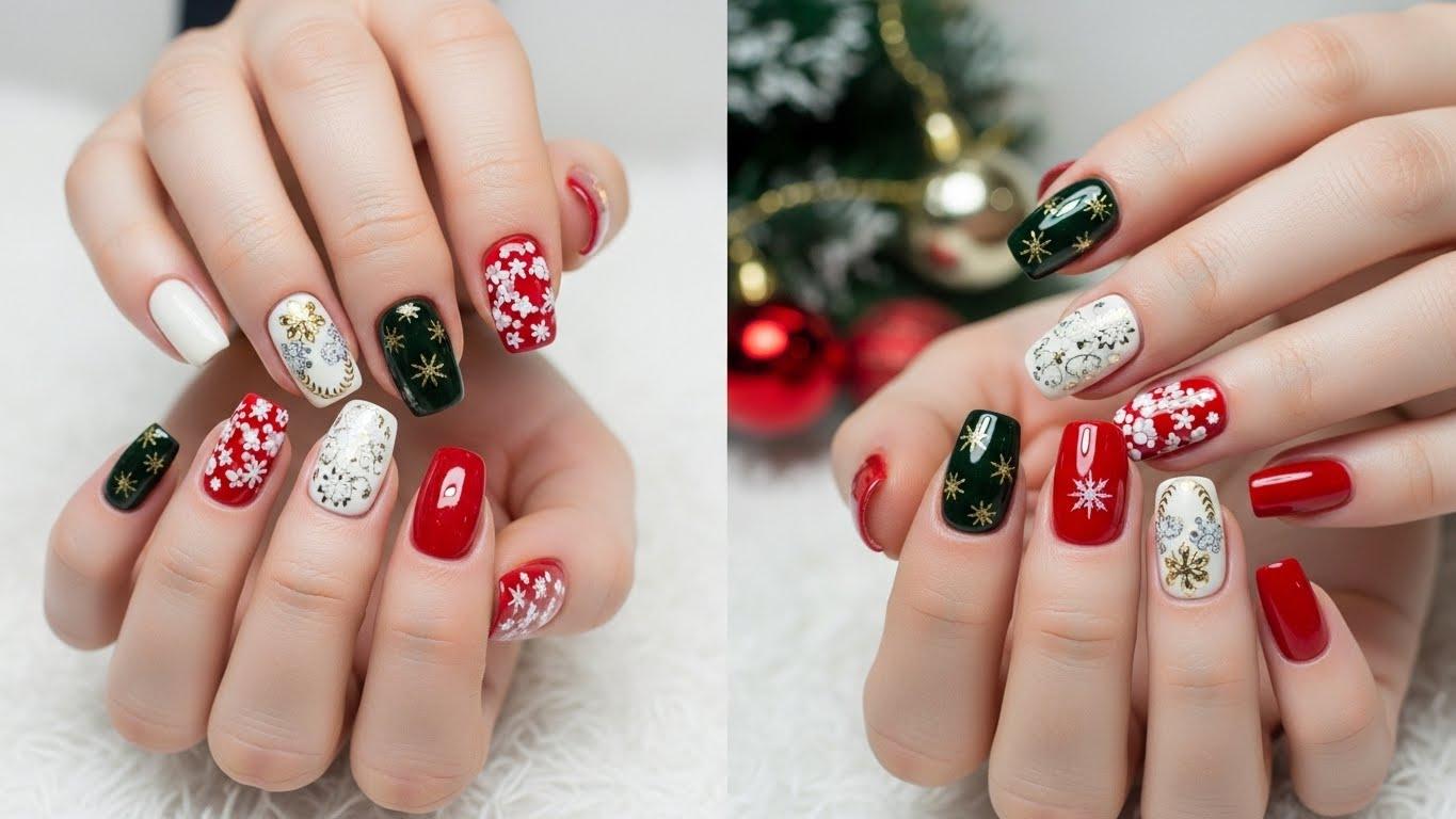 크리스마스 네일아트 디자인
