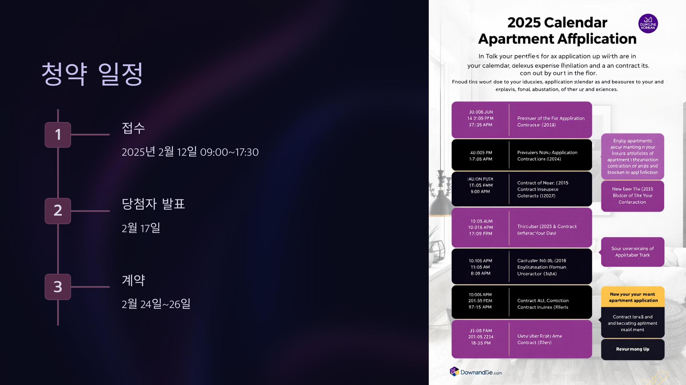 청약 일정 및 방법